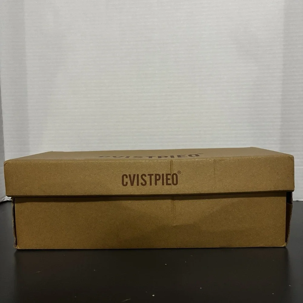 Cvistpieo Loafers Women's Nude Beige Slip On Work Flats Knit Shoes Size 12